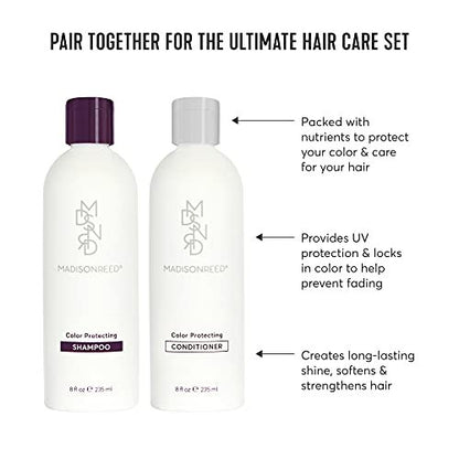 Madison Reed Color Protecting Conditioner - Sulfate-Free, Keratin & Argan Oil Infused, Locks in Color & Prevents Fading, Nourishes & Strengthens Hair, 8 Fl Oz Avelisse