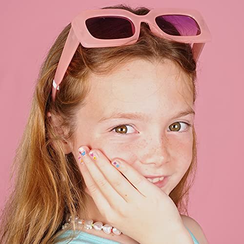 xo, Fetti Kids Nail Stickers - 816 Decals for Birthday Party Favors, DIY Home Activity, Gift, Cute Nail Transfers, Groovy, Princess, Girl Power, Easter Basket - görsel 12