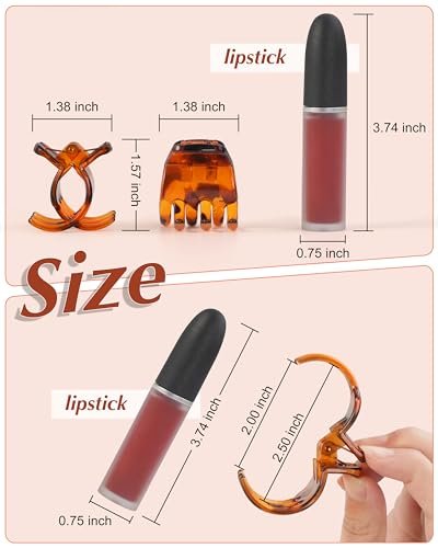 18 Pcs Medium Hair Clips for Women and Girls - 1.38 Inch No-Slip Jaw Claw Clips, Black Plastic Avelisse