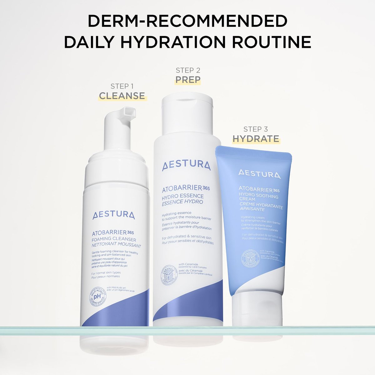 AESTURA ATOBARRIER365 Hydro Soothing Gel Cream Moisturizer with Ceramides for Moisture Barrier Repair | Lightweight Hydration, Instant Cooling, Suitable for Sensitive Skin, 60ML / 2.03 fl.oz. Avelisse