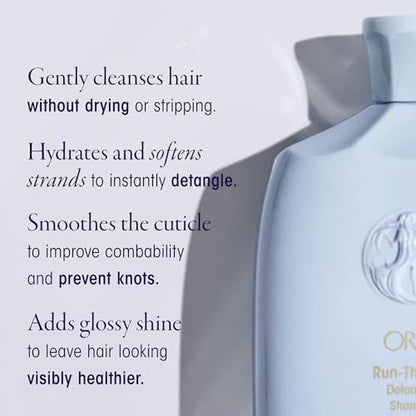 Oribe Run-Through Detangling Shampoo - Hydrates & Softens Hair to Instantly Detangle, Adds Slip & Moisture for Easy Combing, Prevents Knots - For All Hair Types & Textures - 8.5 oz Avelisse