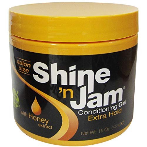 Shine 'n Jam Conditioning Extra Hold Gel with Honey, 16 oz Avelisse