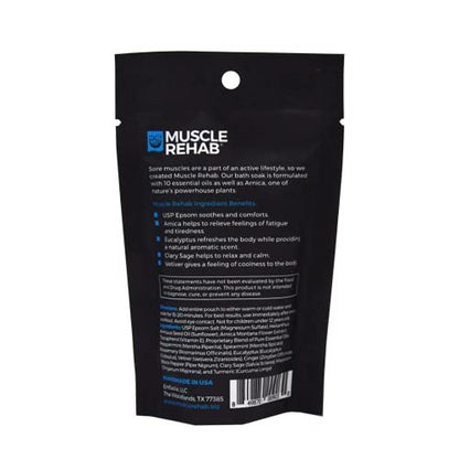 Muscle Rehab Epsom Salt Bath Soak 5 Travel Packets – Arnica & Magnesium for Muscle Pain Relief, Portable Foot Soak for Athletes & Active Recovery Avelisse
