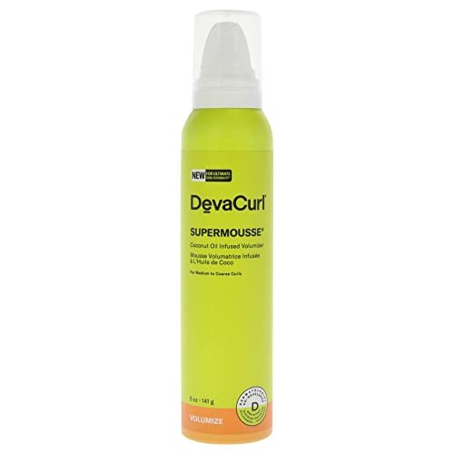 DevaCurl SuperMousse Non-Crunch Volumizer with Superfruits, 5 fl. oz Avelisse