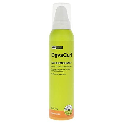 DevaCurl SuperMousse Non-Crunch Volumizer with Superfruits, 5 fl. oz Avelisse