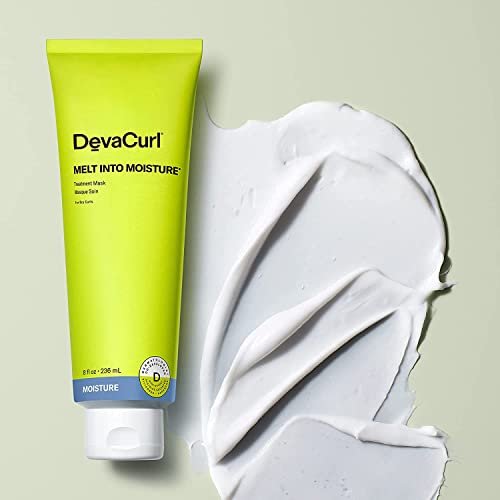 DevaCurl Melt Into Moisture Treatment Mask - Deep Conditioner for Curly Hair, 8 oz - görsel 4
