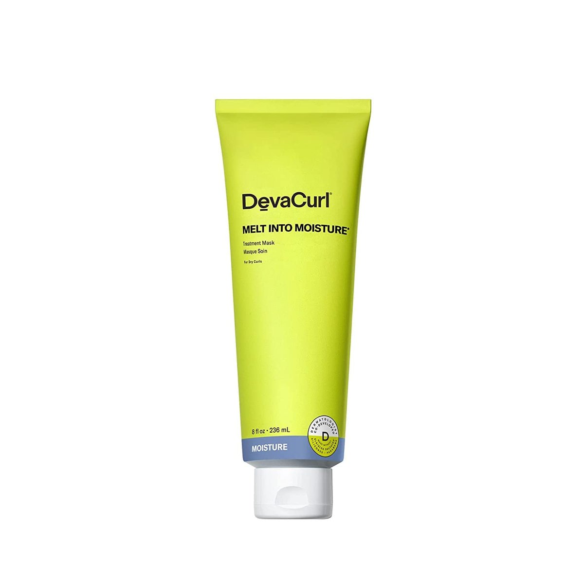 DevaCurl Melt Into Moisture Treatment Mask - Deep Conditioner for Curly Hair, 8 oz - görsel 1
