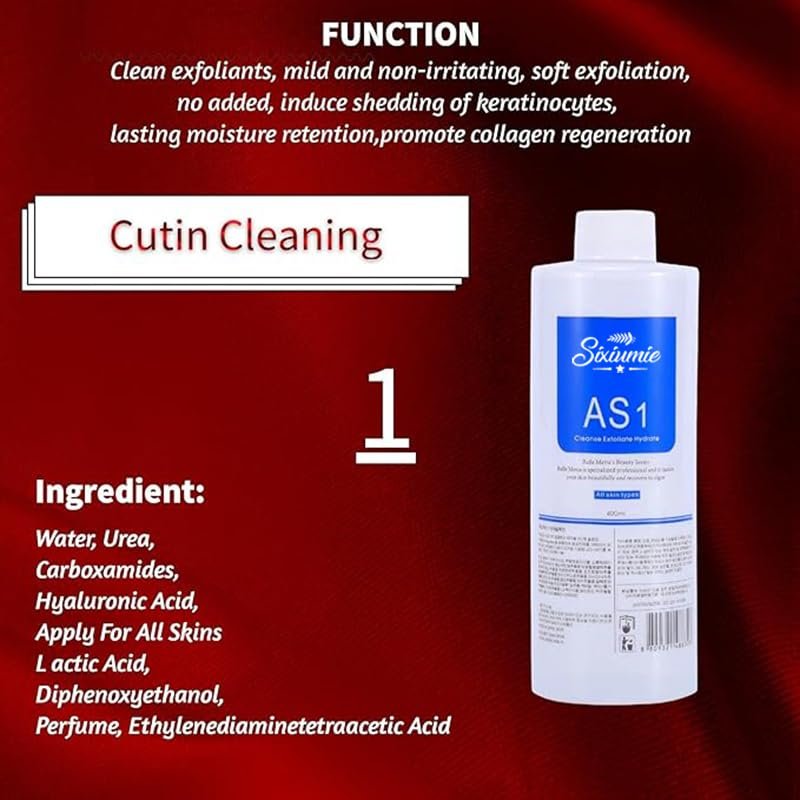 Marfort AS1 SA2 AO3 Aqua Peeling Solution - Professional 400ml Set of 3 for Facial Peeling & Skin Care Avelisse