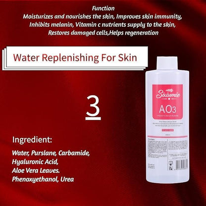 Marfort AS1 SA2 AO3 Aqua Peeling Solution - Professional 400ml Set of 3 for Facial Peeling & Skin Care Avelisse