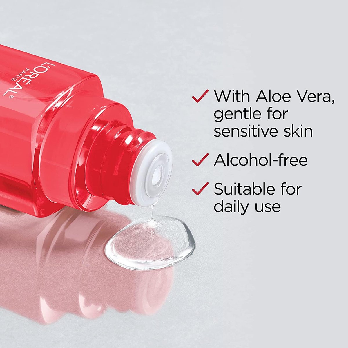 L'Oreal Paris Revitalift 5% Pure Glycolic Acid Peeling Toner with Aloe Vera, Alcohol Free, Fragrance Free, 6 fl oz Avelisse