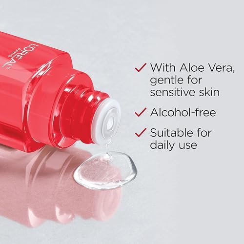 L'Oreal Paris Revitalift 5% Pure Glycolic Acid Peeling Toner with Aloe Vera, Alcohol Free, Fragrance Free, 6 fl oz Avelisse