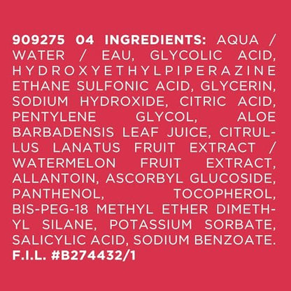 L'Oreal Paris Revitalift 5% Pure Glycolic Acid Peeling Toner with Aloe Vera, Alcohol Free, Fragrance Free, 6 fl oz Avelisse