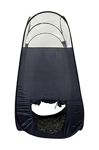 Pop Up Spray Tan Tent for Professionals - Waterproof Booth with Portable Carrying Case for Spray Tan Salons - Self Tanning Black by Bronze Tan Avelisse