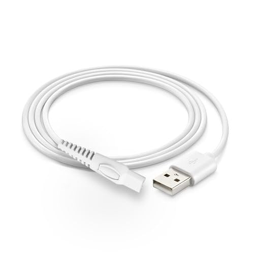 LIANSUM USB Charger Cord for Flawless Legs Shaver - Replacement Power Cable, Compatible with Flawless Legs Hair Remover (White, 1 Pack) - görsel 2