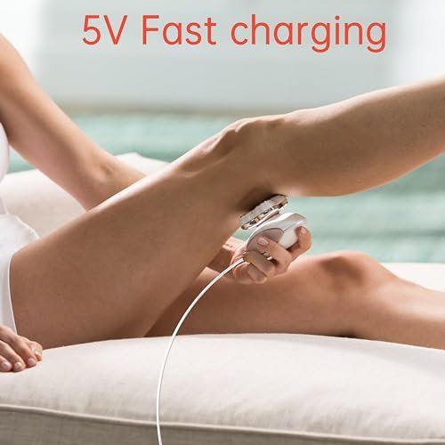 LIANSUM USB Charger Cord for Flawless Legs Shaver - Replacement Power Cable, Compatible with Flawless Legs Hair Remover (White, 1 Pack) - görsel 11