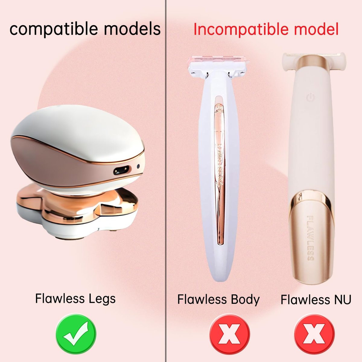 LIANSUM USB Charger Cord for Flawless Legs Shaver - Replacement Power Cable, Compatible with Flawless Legs Hair Remover (White, 1 Pack) - görsel 6