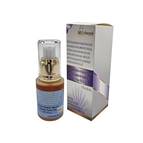 Queen Esther Myrrh Beauty Face Oil - Bulgarian Rose, Argan, Rosehip, Seabuckthorn, Pomegranate Seed - 1 Fl Oz - görsel 2