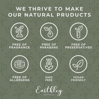 Earthley Wellness Lymphatic Cream – Natural Swelling & Congestion Relief with Castor Oil, Calendula & Yarrow – 8 oz Avelisse