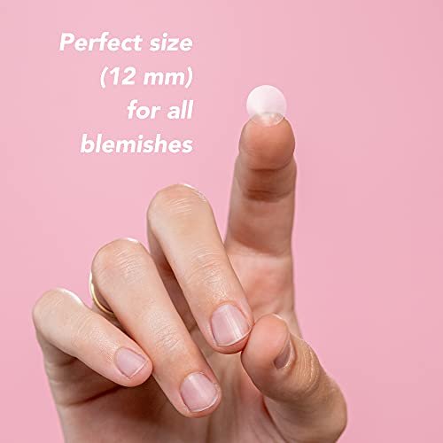 Mario Badescu Drying Patch Blemish Covering - Invisible Spot Treatment with Vitamin C, Vegan & Cruelty Free, Strong Hold (60 Patches, 12mm), Clear Avelisse