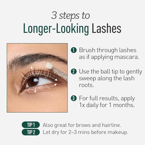 ViveLab Revive Therapy Serum – Natural Eyelash & Eyebrow Enhancer for Thicker Lashes and Brows – Korean Dermatologist-Conceived Hypoallergenic Growth Kit Avelisse