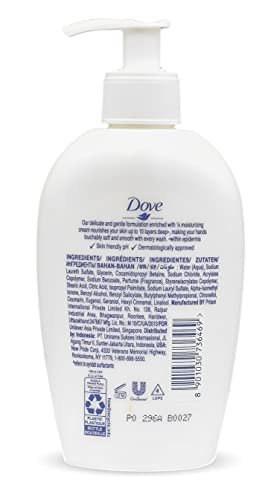 Dove Nourishing Hand Wash Variety 3-Pack (250ml Each) – Deeply Nourishing, Shea Butter & Warm Vanilla, Cucumber & Green Tea Avelisse