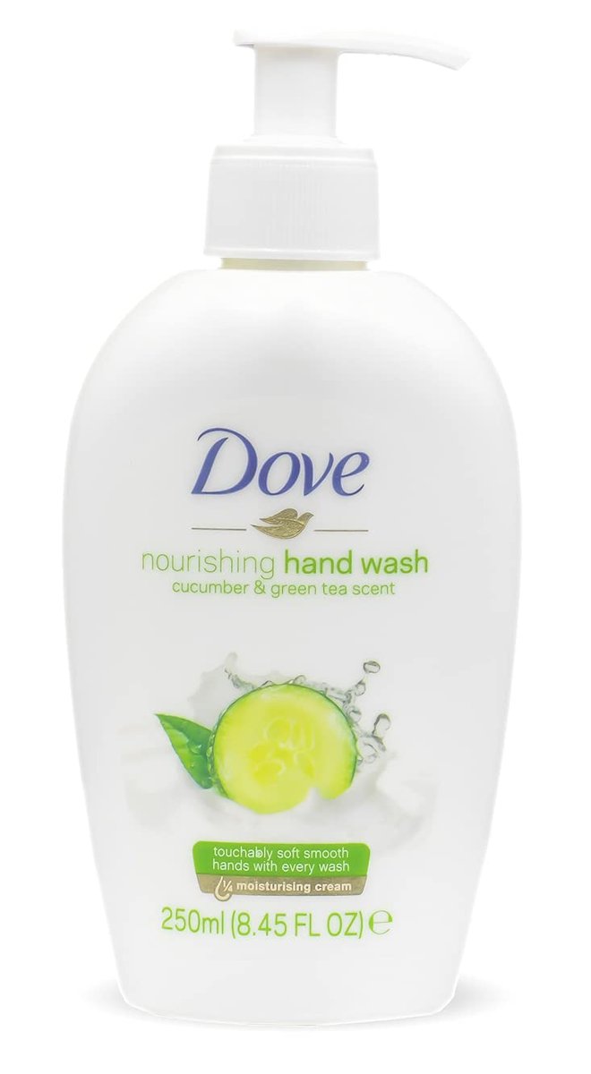 Dove Nourishing Hand Wash Variety 3-Pack (250ml Each) – Deeply Nourishing, Shea Butter & Warm Vanilla, Cucumber & Green Tea Avelisse
