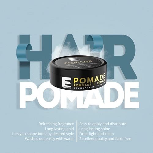 Elegance Hair Pomade - Super Strong Hold Wax, Long-Lasting Shine, 4.73 oz - görsel 12