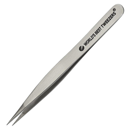 Professional Diamond Tip Splinter Tweezer - World's Best Tweezers, Silver Stainless Steel & Glass Avelisse