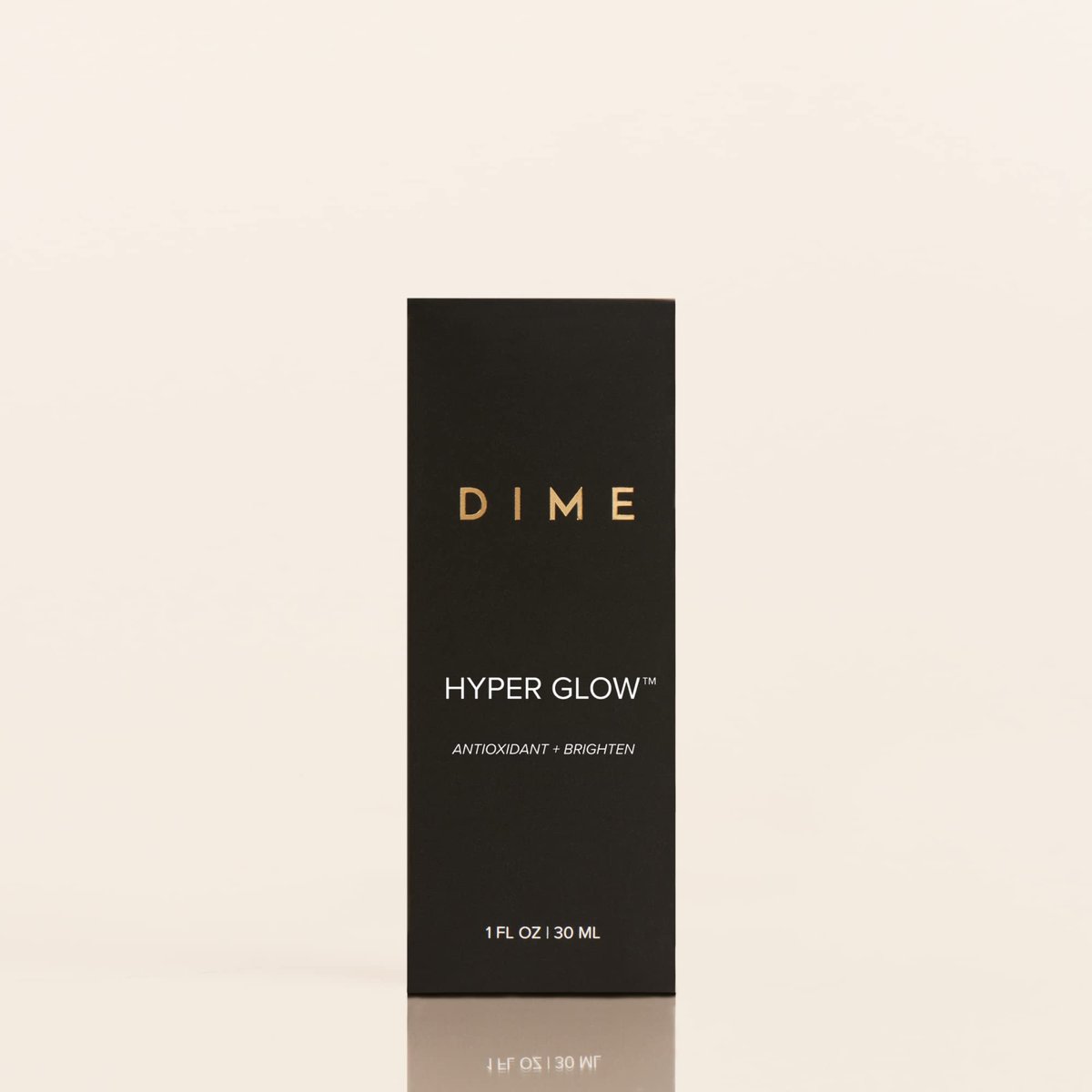 DIME Beauty Hyper Glow Vitamin C Face Serum for Dark Spots and Brightening with Ferulic Acid, Resveratrol and Hyaluronic Acid, Firming Glow Serum, Vegan, Cruelty-Free, 1 oz / 30 ml Avelisse