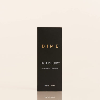 DIME Beauty Hyper Glow Vitamin C Face Serum for Dark Spots and Brightening with Ferulic Acid, Resveratrol and Hyaluronic Acid, Firming Glow Serum, Vegan, Cruelty-Free, 1 oz / 30 ml Avelisse