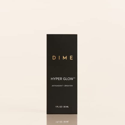 DIME Beauty Hyper Glow Vitamin C Face Serum for Dark Spots and Brightening with Ferulic Acid, Resveratrol and Hyaluronic Acid, Firming Glow Serum, Vegan, Cruelty-Free, 1 oz / 30 ml Avelisse