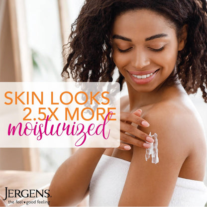 Jergens Hydrating Coconut Body Lotion – 3-Pack of 16.8 oz Bottles for Dry Skin Relief with Coconut Oil