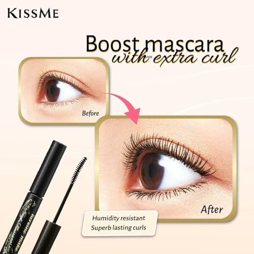 Heroine Make Mascara Base – Clear Lash Primer for Curl, Volume & Length with Argan Oil, Camellia Oil & Squalane | Transparent Mascara Primer | Made in Japan Avelisse