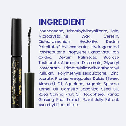 Heroine Make Mascara Base – Clear Lash Primer for Curl, Volume & Length with Argan Oil, Camellia Oil & Squalane | Transparent Mascara Primer | Made in Japan Avelisse