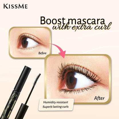 Heroine Make Mascara Base – Clear Lash Primer for Curl, Volume & Length with Argan Oil, Camellia Oil & Squalane | Transparent Mascara Primer | Made in Japan Avelisse