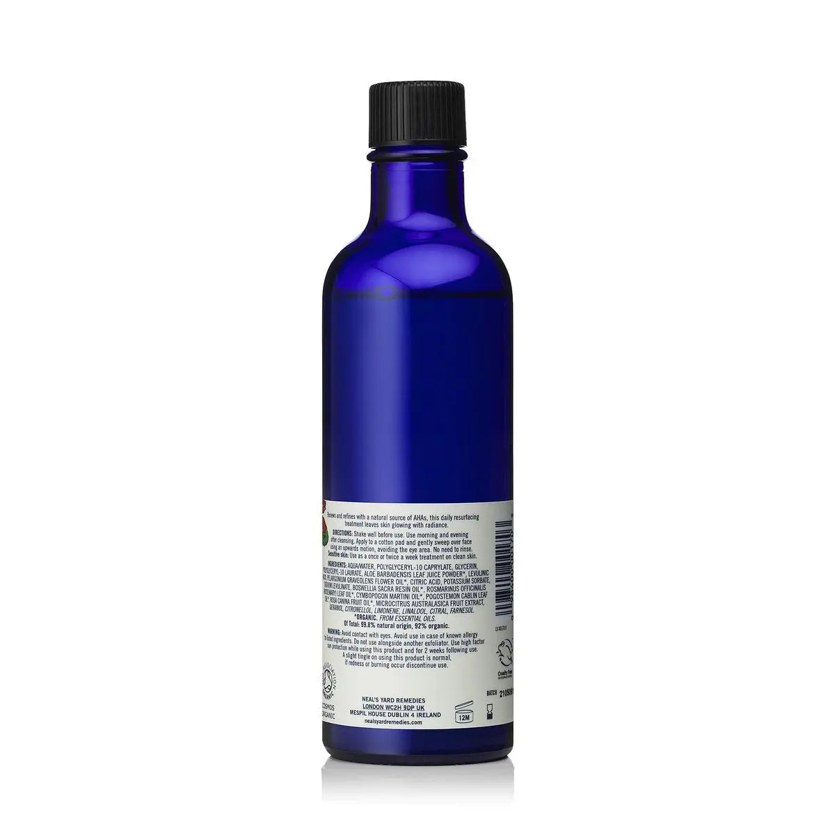 Neal's Yard Wild Rose AHA Toner – Hydrates, Renews & Refines – Gentle & Effective for Sensitive Skin – Vegan & Cruelty-Free – 200mL Avelisse