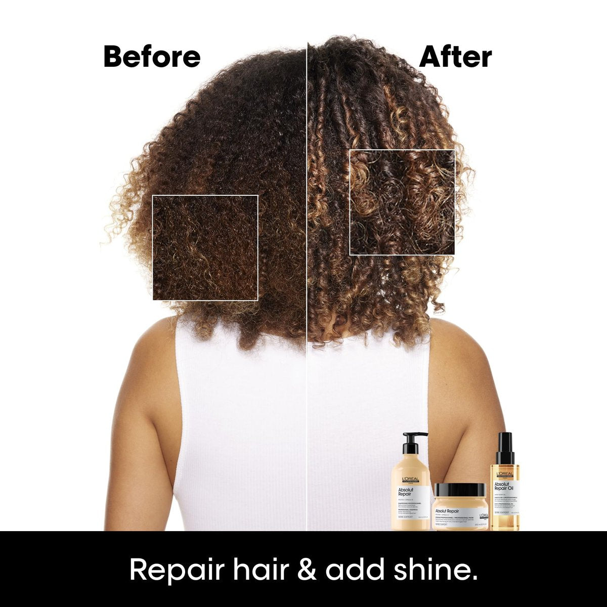 L'Oréal Professionnel Paris Absolut Repair Hair Mask – Nourishing Protein Treatment for Dry & Damaged Hair, 250ml Avelisse