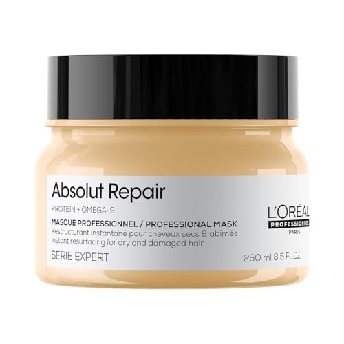 L'Oréal Professionnel Paris Absolut Repair Hair Mask – Nourishing Protein Treatment for Dry & Damaged Hair, 250ml Avelisse