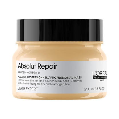 L'Oréal Professionnel Paris Absolut Repair Hair Mask – Nourishing Protein Treatment for Dry & Damaged Hair, 250ml Avelisse