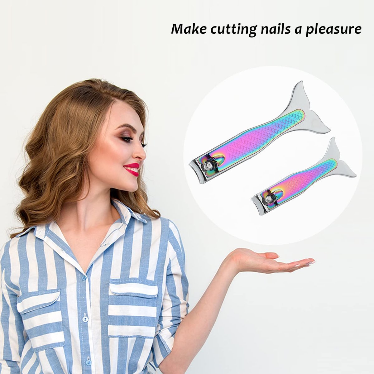 Atimier Nail Clipper Set – Unique Gifts for Girls and Women, Christmas Stocking Stuffers, Birthday Presents - görsel 9