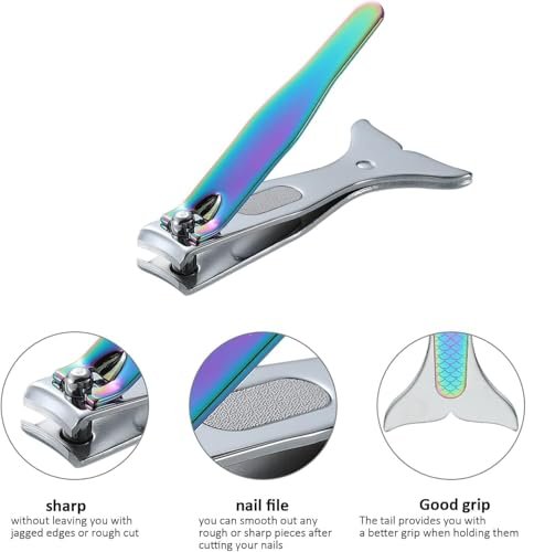 Atimier Nail Clipper Set – Unique Gifts for Girls and Women, Christmas Stocking Stuffers, Birthday Presents - görsel 4