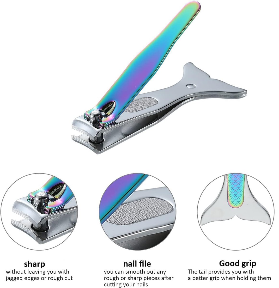 Atimier Nail Clipper Set – Unique Gifts for Girls and Women, Christmas Stocking Stuffers, Birthday Presents - görsel 3