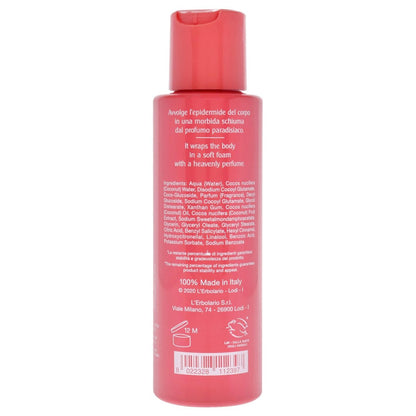 L'Erbolario Coconut Bath Cream – Hydrating Body Wash with Glycerine, Nourishing & Balancing, Paraben & Sulfate Free, 3.4 oz