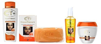 CT+ Clear Therapy Extra Lightening Skin Care Set - Cream, Lotion, Soap & Serum Avelisse