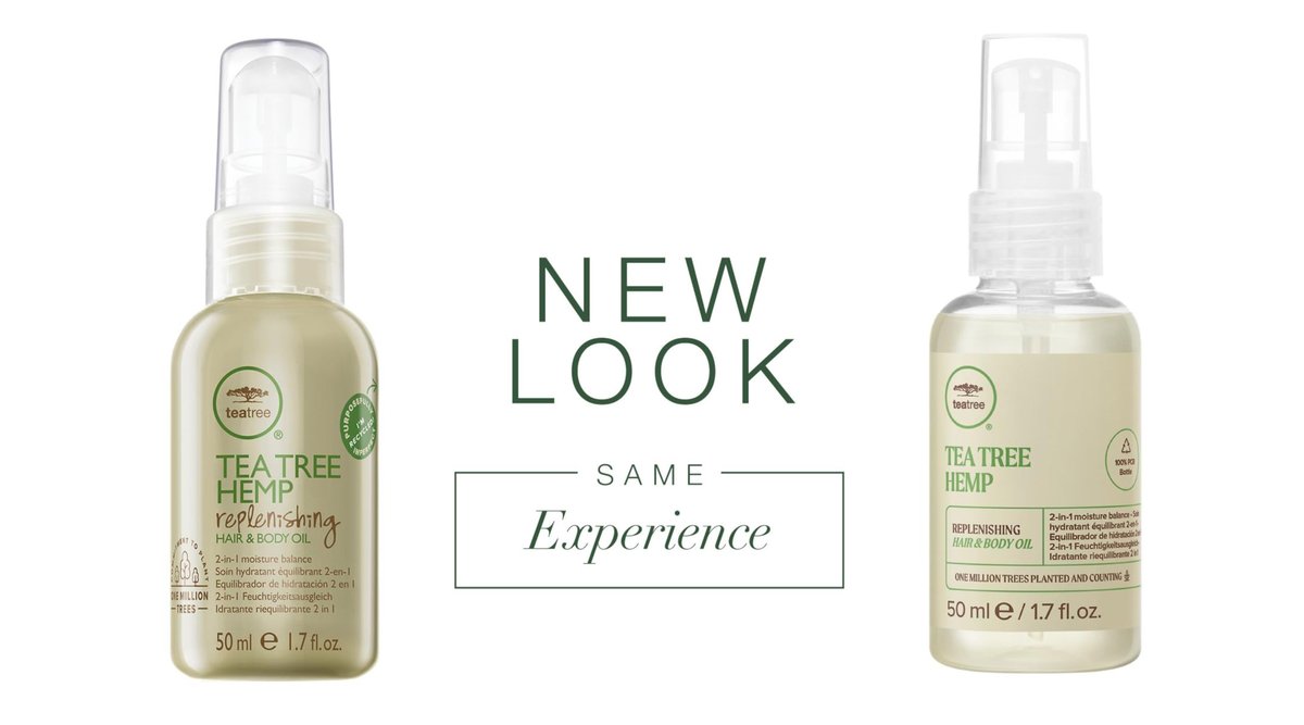 Tea Tree Hemp Replenishing Hair & Body Oil, 2-in-1 Moisture Balance, For All Hair Types, 1.7 fl. oz. - görsel 3