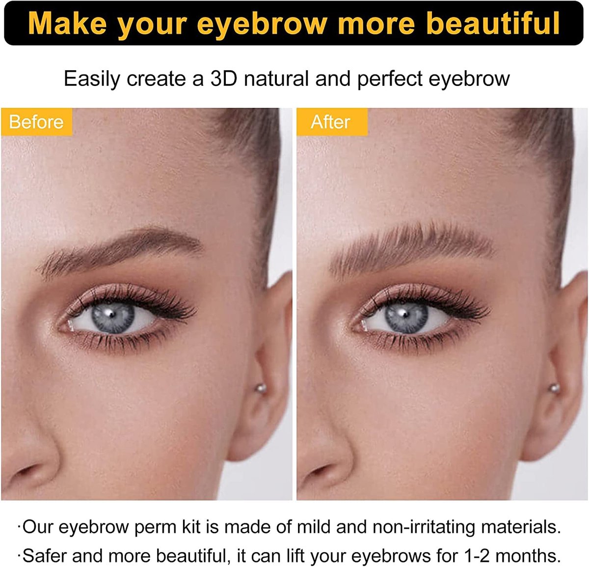 Lookmee 5-in-1 Lash Lift & Eyebrow Lamination Kit - Professional DIY Eyelash Curler & Perm Kit, At-Home Long Lasting Salon Results, Beginner Friendly Avelisse