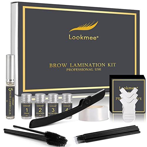 Lookmee 5-in-1 Lash Lift & Eyebrow Lamination Kit - Professional DIY Eyelash Curler & Perm Kit, At-Home Long Lasting Salon Results, Beginner Friendly Avelisse