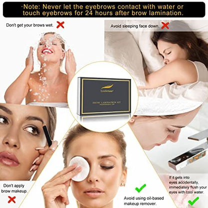Lookmee 5-in-1 Lash Lift & Eyebrow Lamination Kit - Professional DIY Eyelash Curler & Perm Kit, At-Home Long Lasting Salon Results, Beginner Friendly Avelisse