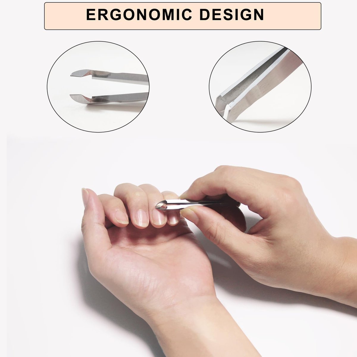 Mini Nail Cuticle Trimmer Kit – Stainless Steel Cuticle Nipper, Cutter, Pusher & Scraper for Hangnails (1 Pack) - görsel 10
