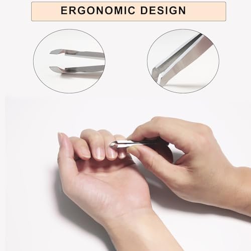 Mini Nail Cuticle Trimmer Kit – Stainless Steel Cuticle Nipper, Cutter, Pusher & Scraper for Hangnails (1 Pack) - görsel 9
